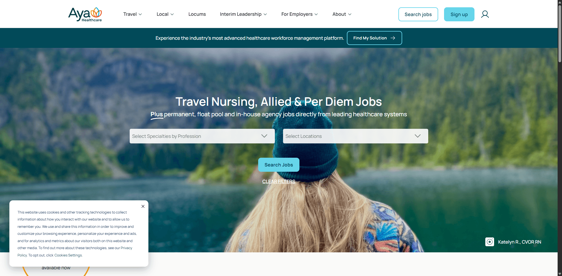 Aya Healthcare Staffing Platform